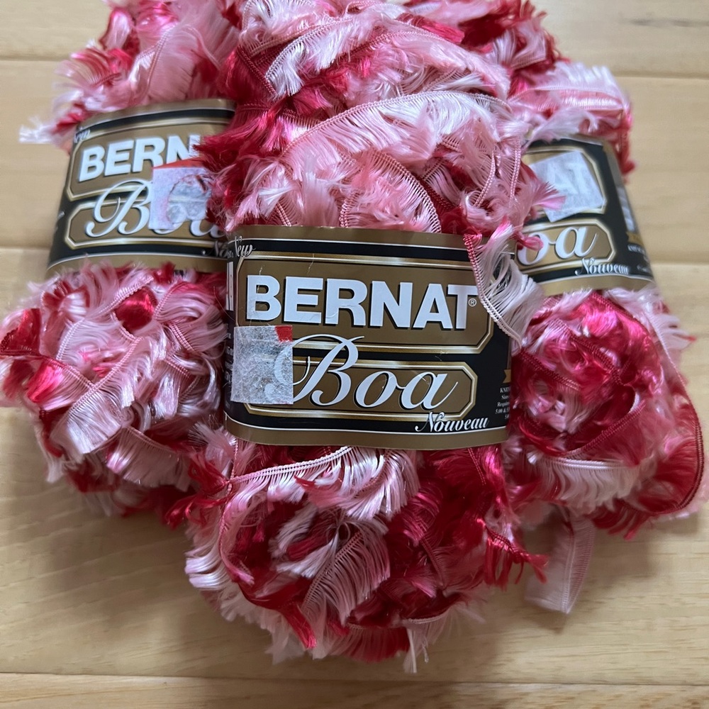 Bernat Boa Yarn, 3 skeins